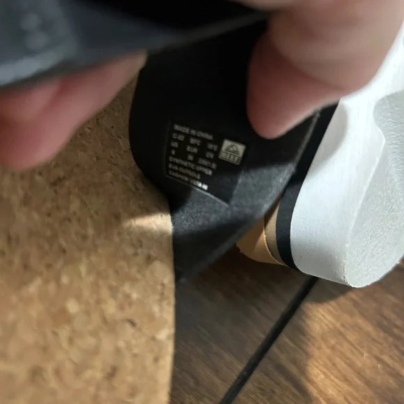 Reef Women's Black Cork Double Strap Slide Sandals - Picture 6 of 7